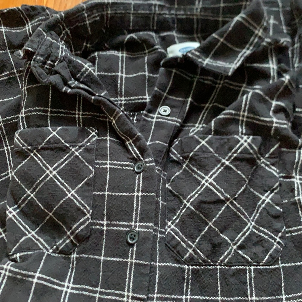 Black plaid dress